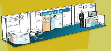 Trade Show Display Graphic for Penn Companies Designed by DDA