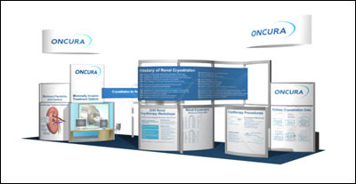 Trade Show Graphic Booth Design for Oncura by Dynamic Digital Advertising