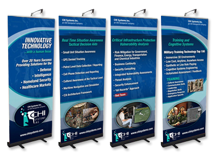 Trade Show Graphic for CHI Designed by DDA